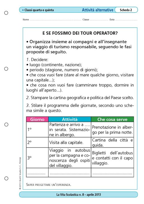 E se fossimo dei tour operator? | Giunti Scuola E se fossimo dei tour operator? | Giunti Scuola