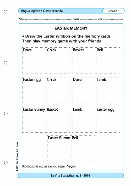 Easter memory | Giunti Scuola Easter memory | Giunti Scuola