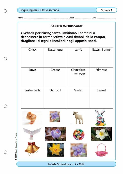 Easter wordgame | Giunti Scuola Easter wordgame | Giunti Scuola