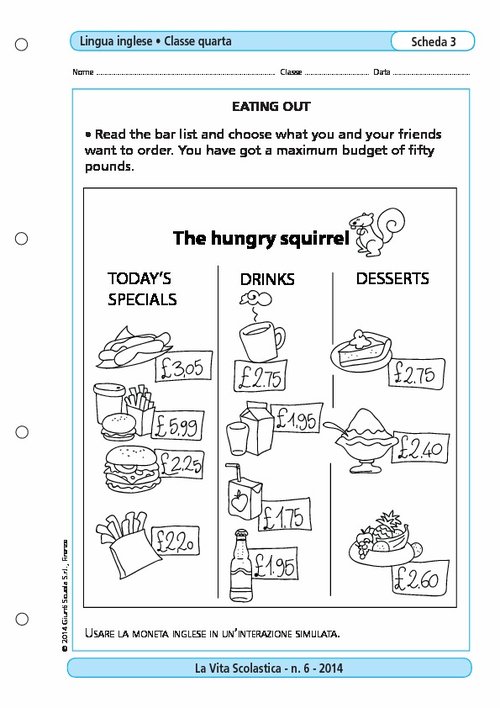 Eating out | Giunti Scuola Eating out | Giunti Scuola