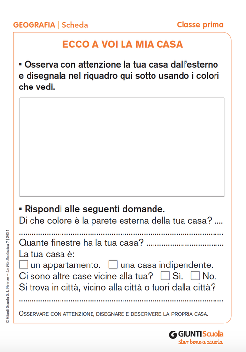 Ecco a voi la mia casa | Giunti Scuola Ecco a voi la mia casa | Giunti Scuola