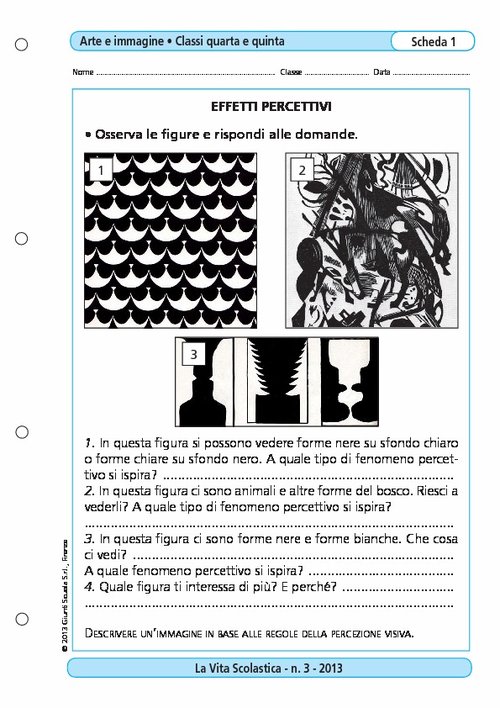 Effetti percettivi | Giunti Scuola Effetti percettivi | Giunti Scuola