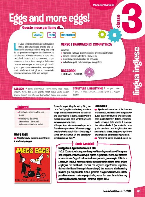 Eggs and more eggs! | Giunti Scuola Eggs and more eggs! | Giunti Scuola