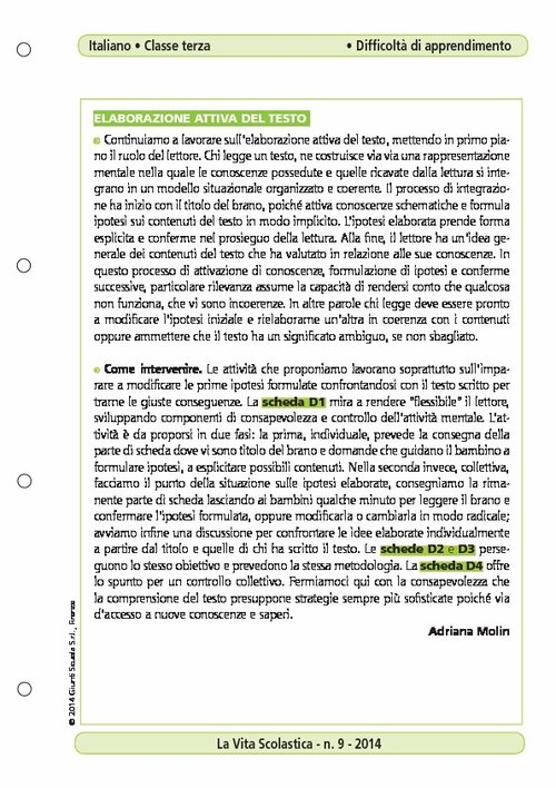 Elaborazione attiva del testo | Giunti Scuola Elaborazione attiva del testo | Giunti Scuola