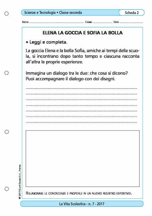 Elena la goccia e Sofia la bolla | Giunti Scuola Elena la goccia e Sofia la bolla | Giunti Scuola
