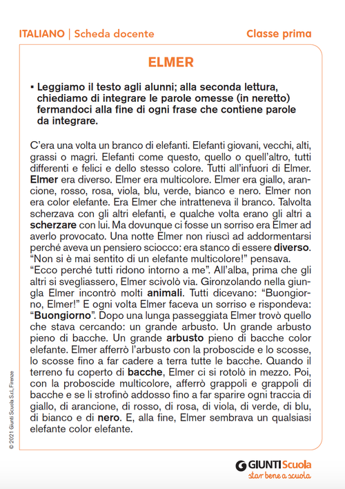 Elmer | Giunti Scuola Elmer | Giunti Scuola