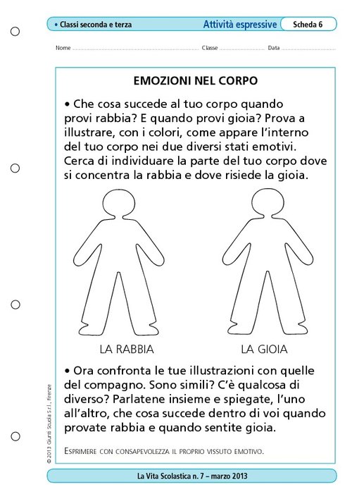 Emozioni nel corpo | Giunti Scuola Emozioni nel corpo | Giunti Scuola