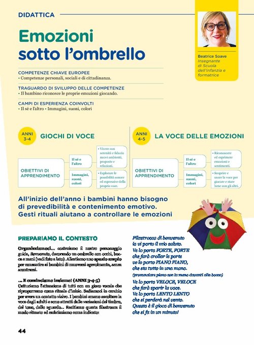 Emozioni sotto l’ombrello | Giunti Scuola Emozioni sotto l’ombrello | Giunti Scuola