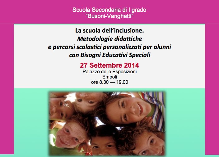 Empoli - In corso il convegno "Metodologie didattiche e percorsi scolastici personalizzati per alunni con Bisogni Educativi Speciali" | Giunti Scuola Empoli - In corso il convegno "Metodologie didattiche e percorsi scolastici personalizzati per alunni con Bisogni Educativi Speciali" | Giunti Scuola