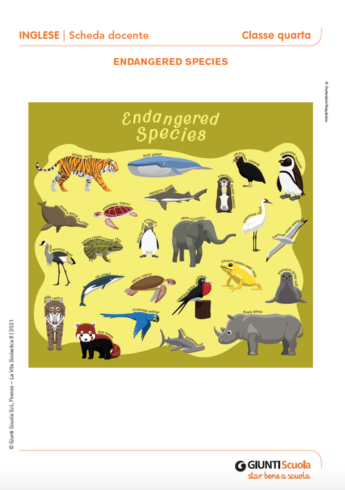 Endangered species | Giunti Scuola Endangered species | Giunti Scuola