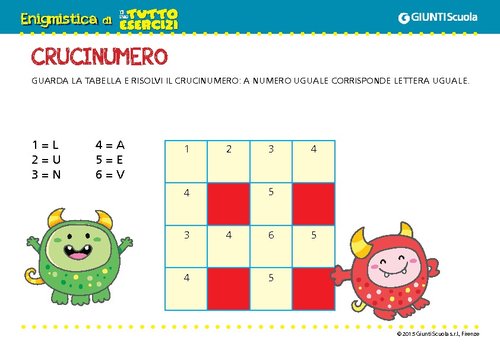 Enigmistica di Matematica | Giunti Scuola