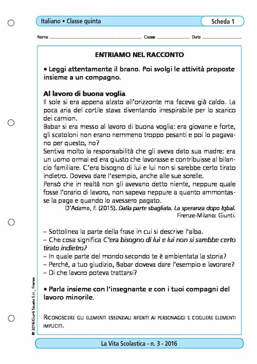 Entriamo nel racconto | Giunti Scuola Entriamo nel racconto | Giunti Scuola