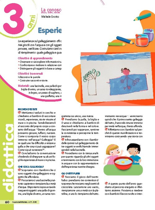 Esperienze di galleggiamento | Giunti Scuola Esperienze di galleggiamento | Giunti Scuola
