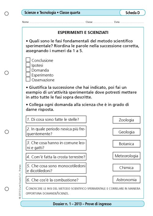 Esperimenti e scienziati | Giunti Scuola Esperimenti e scienziati | Giunti Scuola