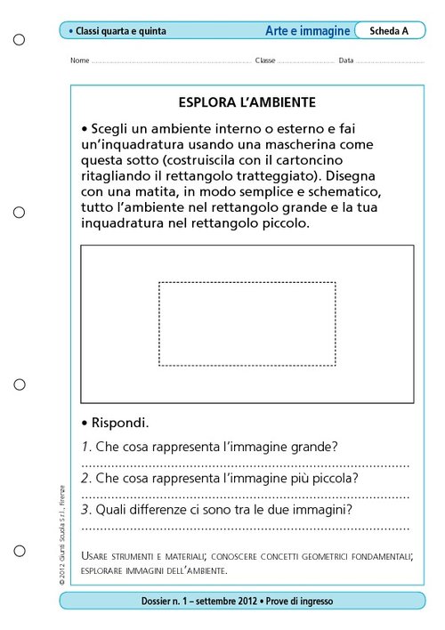 Esplorare l'ambiente | Giunti Scuola Esplorare l'ambiente | Giunti Scuola
