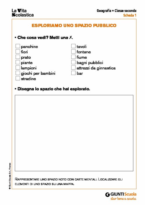 Esploriamo uno spazio pubblico | Giunti Scuola Esploriamo uno spazio pubblico | Giunti Scuola