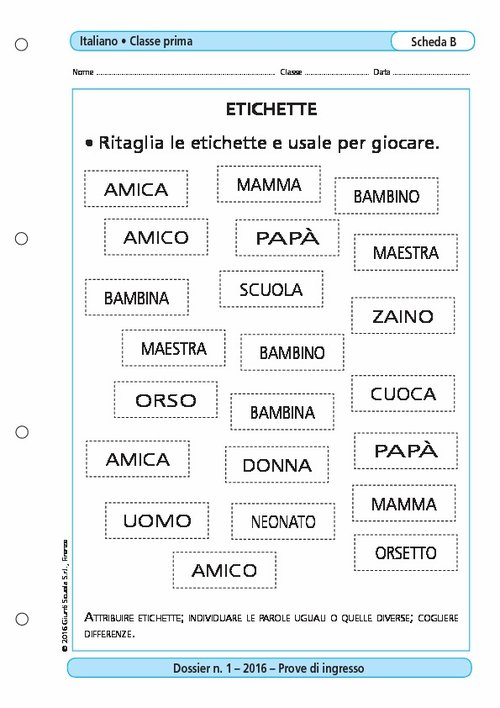 Etichette | Giunti Scuola Etichette | Giunti Scuola
