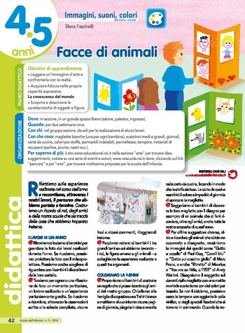 Facce di animali | Giunti Scuola Facce di animali | Giunti Scuola