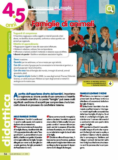 Famiglie di animali | Giunti Scuola Famiglie di animali | Giunti Scuola