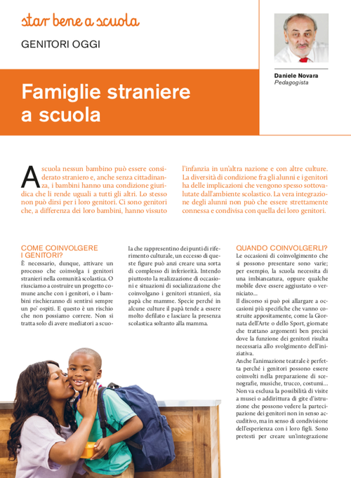 Famiglie straniere a scuola | Giunti Scuola Famiglie straniere a scuola | Giunti Scuola