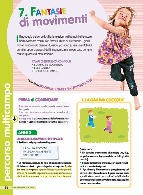 Fantasie di movimenti | Giunti Scuola