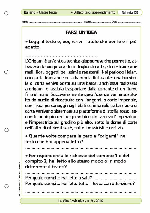 Farsi un'idea | Giunti Scuola Farsi un'idea | Giunti Scuola