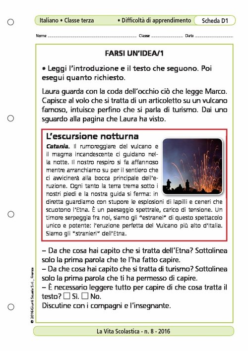 Farsi un'idea/1 | Giunti Scuola Farsi un'idea/1 | Giunti Scuola
