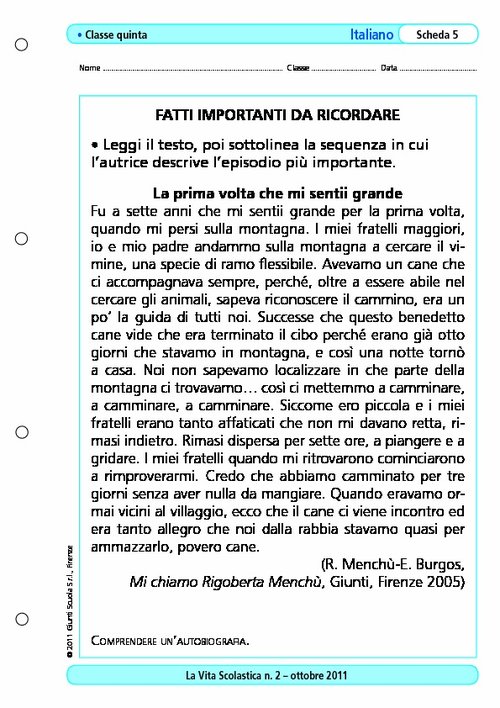 Fatti importanti da ricordare | Giunti Scuola Fatti importanti da ricordare | Giunti Scuola