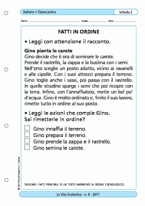 Fatti in ordine | Giunti Scuola Fatti in ordine | Giunti Scuola