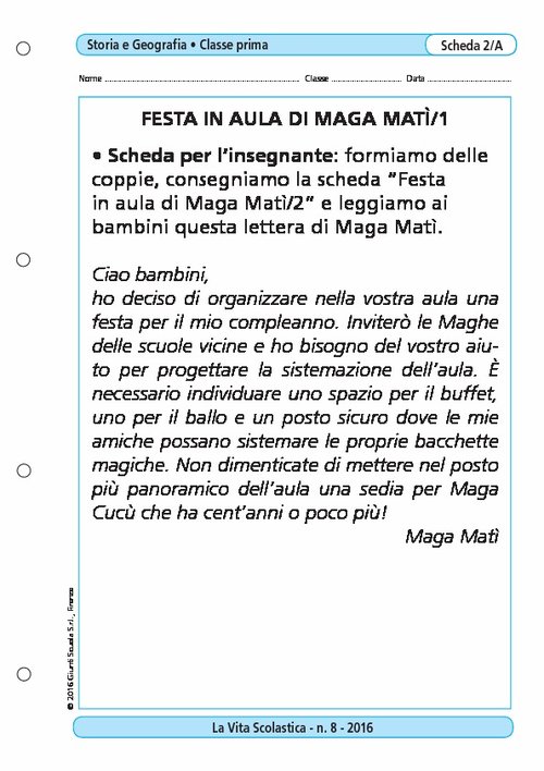 Festa in aula di maga Matì/1 | Giunti Scuola Festa in aula di maga Matì/1 | Giunti Scuola