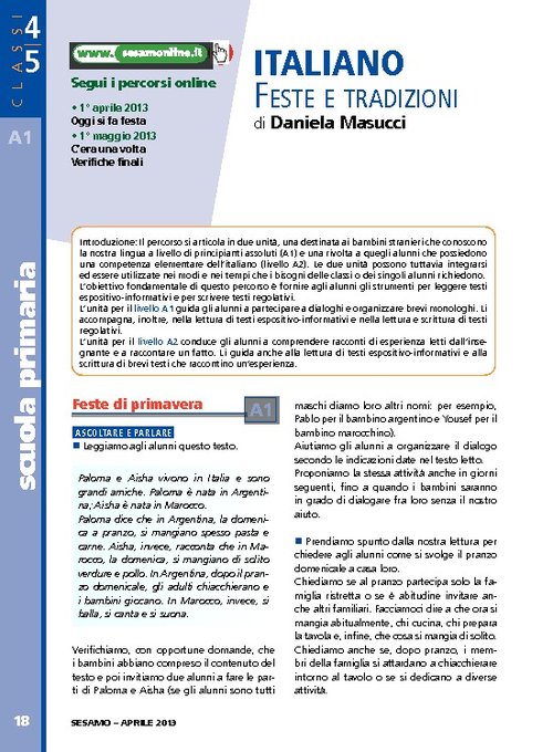 Feste e tradizioni | Giunti Scuola Feste e tradizioni | Giunti Scuola
