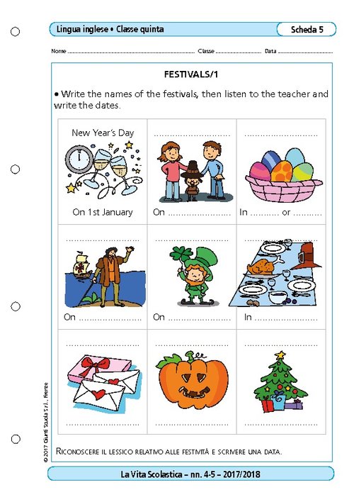 Festivals/1 | Giunti Scuola Festivals/1 | Giunti Scuola