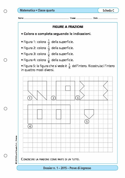 Figure e frazioni | Giunti Scuola Figure e frazioni | Giunti Scuola