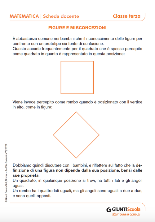 Figure e misconcezioni | Giunti Scuola