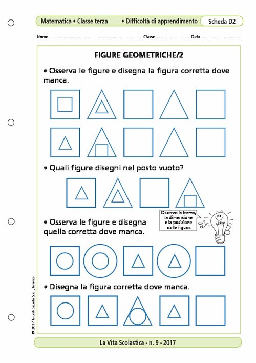 Figure geometriche/2 | Giunti Scuola Figure geometriche/2 | Giunti Scuola
