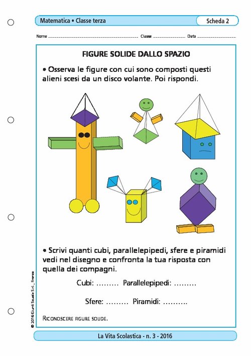 Figure solide dallo spazio | Giunti Scuola Figure solide dallo spazio | Giunti Scuola