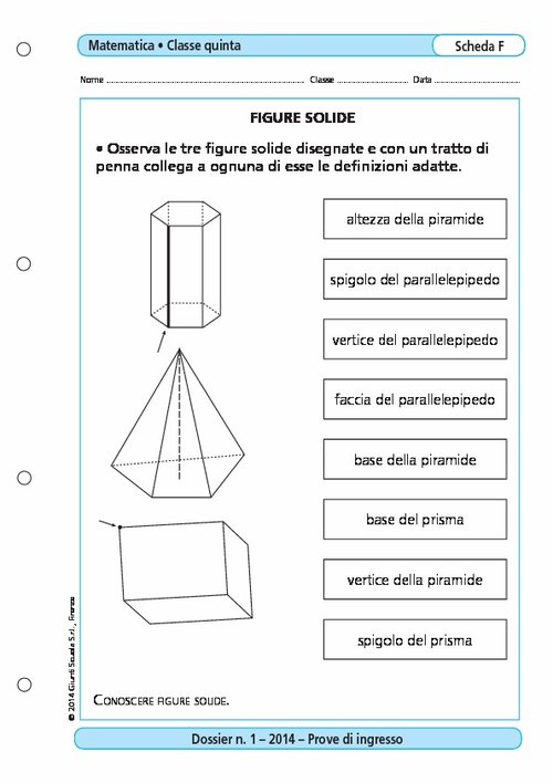 Figure solide | Giunti Scuola