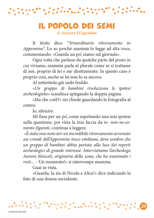 Il popolo dei semi | Giunti Scuola Il popolo dei semi | Giunti Scuola