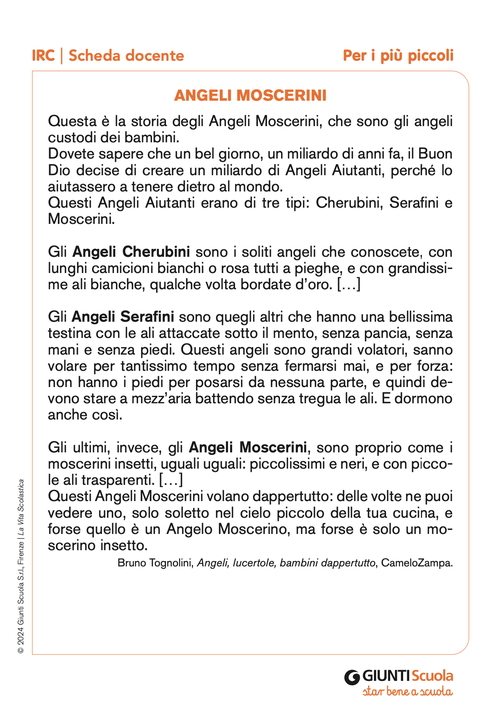 Angeli Moscerini | Giunti Scuola Angeli Moscerini | Giunti Scuola