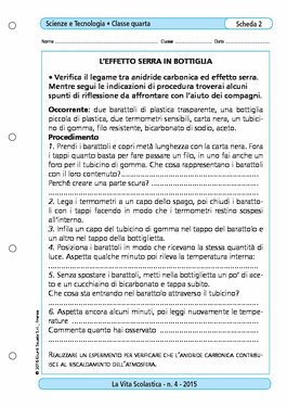 L 39 Effetto Serra In Bottiglia L 39 Effetto Serra In Bottiglia Giunti Scuola