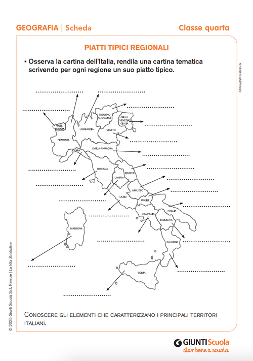 Piatti tipici regionali | Giunti Scuola Piatti tipici regionali | Giunti Scuola