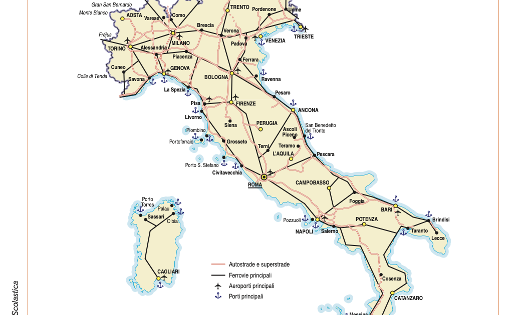 Carte tematiche dell'Italia | Giunti Scuola
