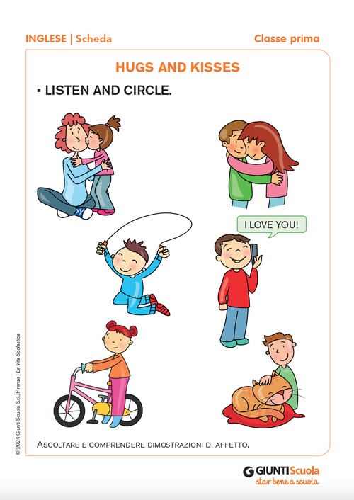 Hugs and kisses | Giunti Scuola Hugs and kisses | Giunti Scuola