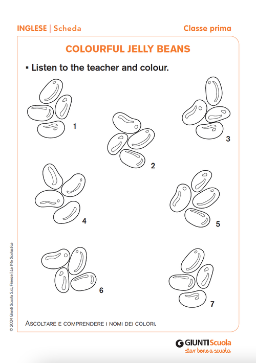 Colourful jelly beans | Giunti Scuola Colourful jelly beans | Giunti Scuola