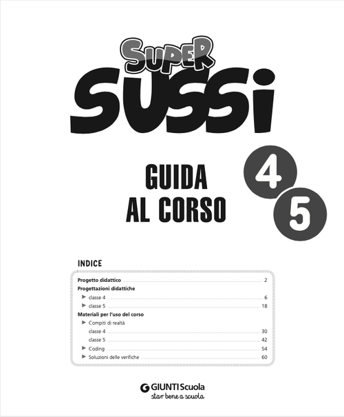 Guida al corso: SuperSussi | Giunti Scuola
