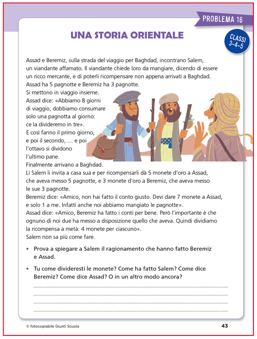 Problema | Una storia orientale | Giunti Scuola Problema | Una storia orientale | Giunti Scuola