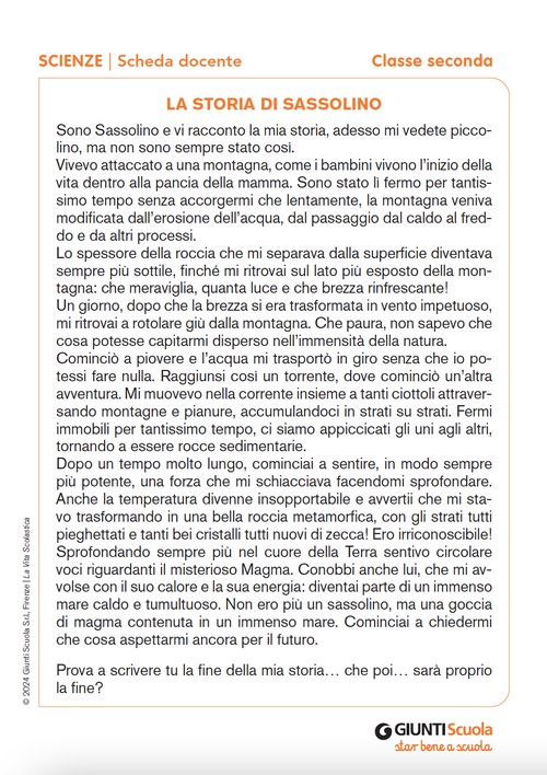 La storia di Sassolino | Giunti Scuola La storia di Sassolino | Giunti Scuola