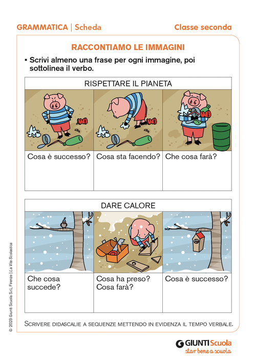 Raccontiamo le immagini | Giunti Scuola Raccontiamo le immagini | Giunti Scuola