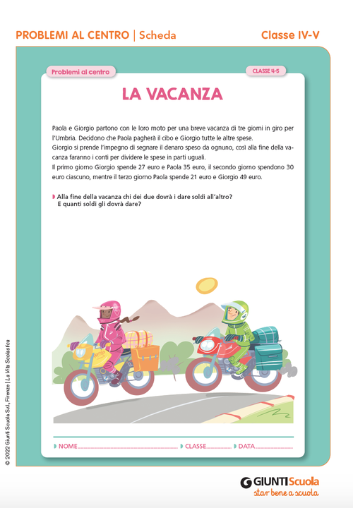La vacanza | Giunti Scuola La vacanza | Giunti Scuola