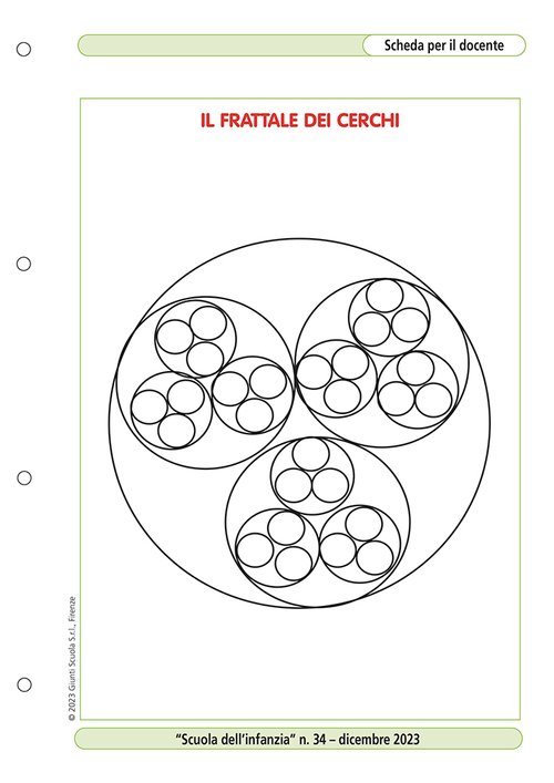 Il frattale dei cerchi | Giunti Scuola Il frattale dei cerchi | Giunti Scuola